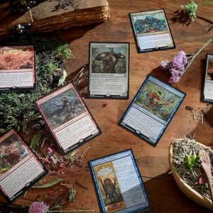 Alternative view of Commander Deck Bloomburrow: Family Matters (Blue/Red/White) - Inglês