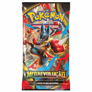 Booster Pokémon TCG: Megaevolução - Pacote com 6 Cartas - Copag (Português)