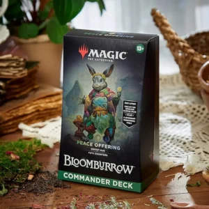 Alternative view of Commander Deck Bloomburrow: Peace Offering (Green/White/Blue) | Inglês