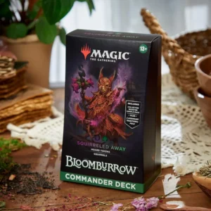 Alternative view of Commander Deck Bloomburrow: Squirreled Away (Black/Green)